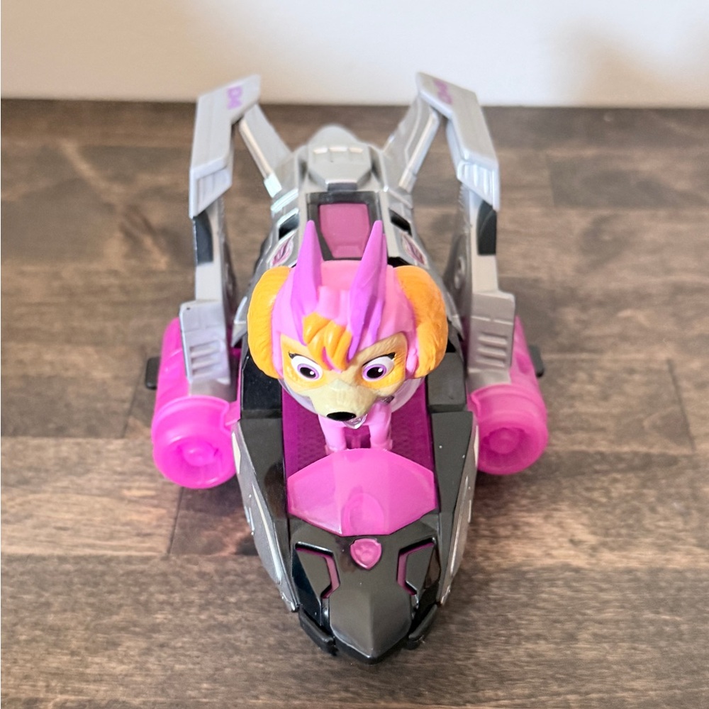 Paw Patrol Skye Hot Pink and Silver Jet Vehicle